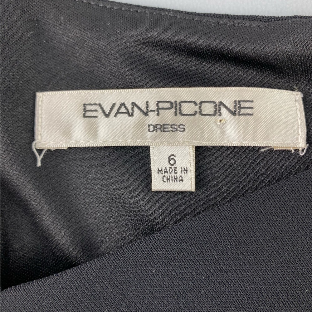 NWT Evan Picone LBD Modern Matters with sparkling shoulder rhinestones, 6 - Picture 7 of 14